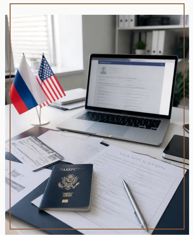Оформление визы в США для туристов и бизнеса в Боровичах