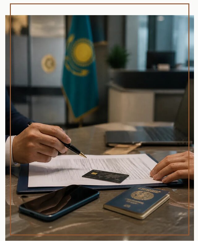Открытие счета и банковской карты в Казахстане в Боровичах
